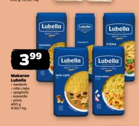 Makaron Lubella świderki +4 warianty