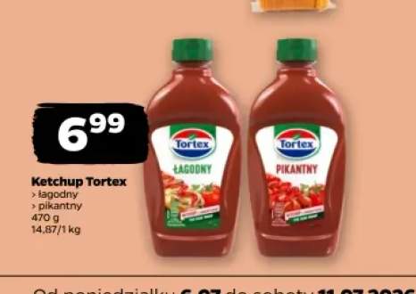 Ketchup Tortex pikantny +1 wariant