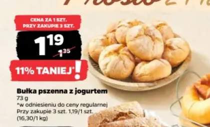 Bułka pszenna z jogurtem