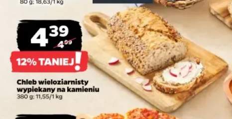 Chleb wieloziarnisty wypiekany na kamieniu