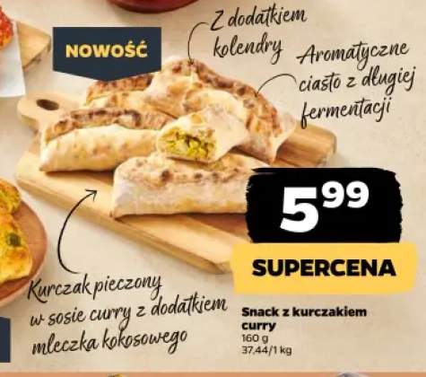 Snack z kurczakiem curry