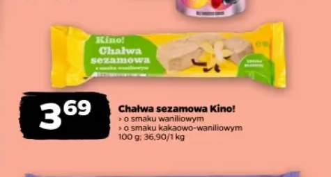 Chałwa sezamowa waniliowa Kino! +1 wariant