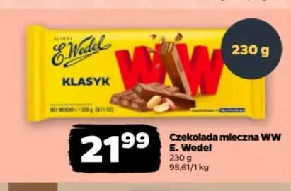 Czekolada mleczna WW E. Wedel