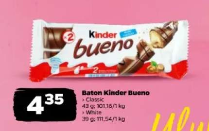 Baton Kinder Bueno Classic +1 wariant