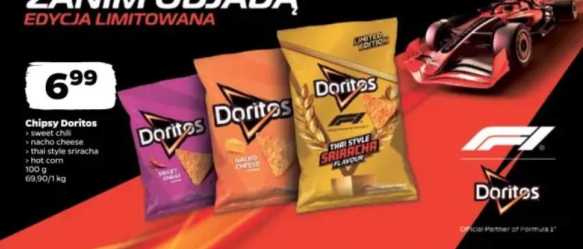 Chipsy Doritos Nacho Cheese +3 warianty