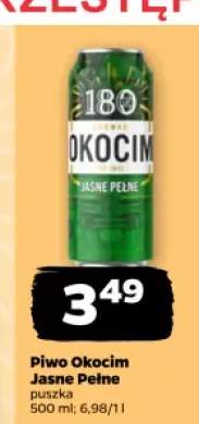 Piwo Okocim Jasne Pełne