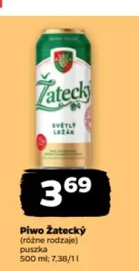 Piwo Žatecký Světlý Ležák