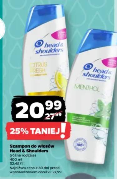 Szampon do włosów Head & Shoulders Citrus Fresh +1 wariant