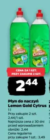 Płyn do naczyń Lemon Gold Cytrus
