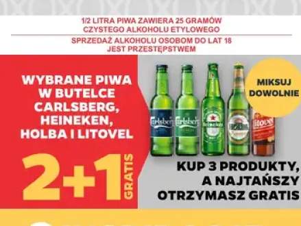Piwo bezalkoholowe Carlsberg +5 wariantów