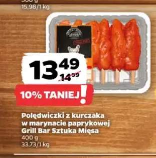 Polędwiczki z kurczaka w marynacie paprykowej Grill Bar Sztuka Mięsa