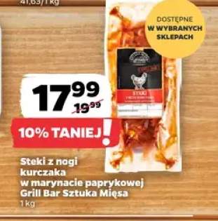 Steki z nogi kurczaka w marynacie paprykowej Grill Bar Sztuka Mięsa