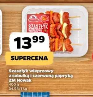 Szaszłyk wieprzowy z cebulką i czerwoną papryką ZM Nowak