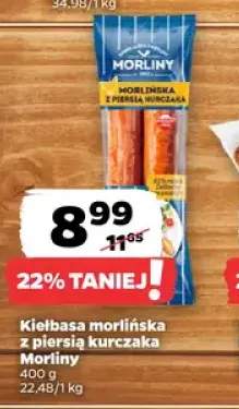 Kiełbasa morlińska z piersią kurczaka Morliny