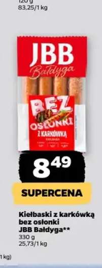 Kiełbaski z karkówką bez osłonki JBB Bałdyga