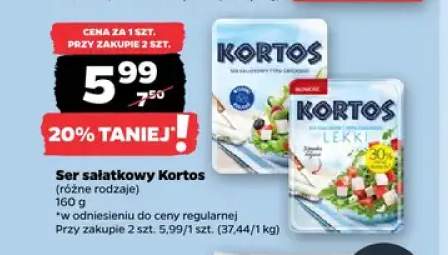 Ser sałatkowy Kortos +1 wariant
