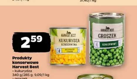 Groszek konserwowy Harvest Best +1 wariant