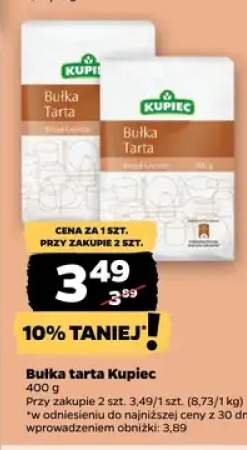 Bułka tarta Kupiec