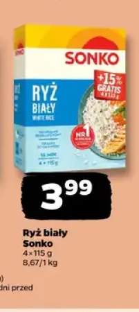 Ryż biały Sonko 4-pak