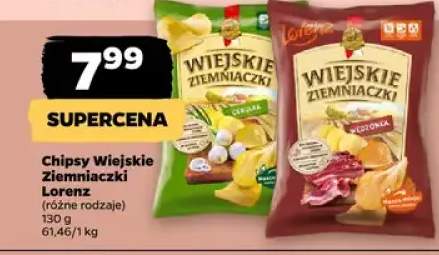 Chipsy Wiejskie Ziemniaczki o smaku cebulki +1 wariant