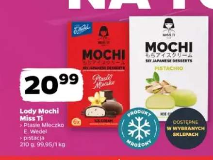 Lody Mochi Miss Ti Pistacja +1 wariant