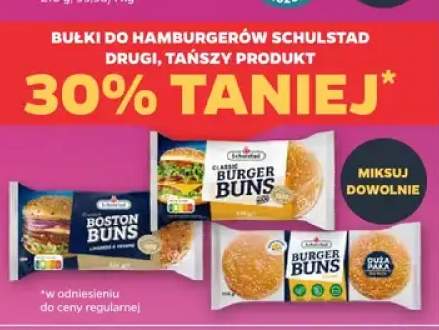 Bułki do hamburgerów Schulstad Boston Buns