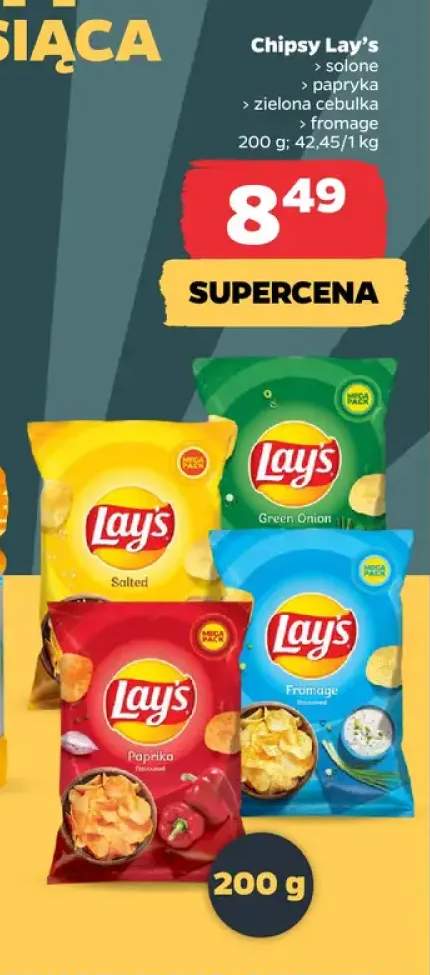 Chipsy Lay's Solone +3 warianty