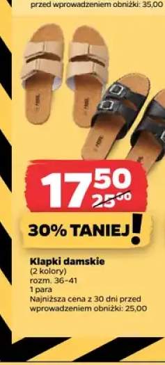 Klapki damskie