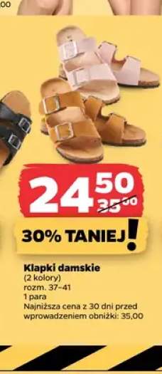Klapki damskie