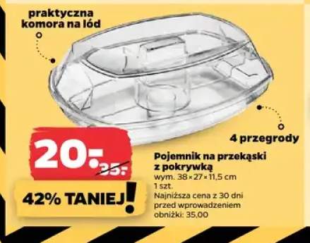 Pojemnik na przekąski z pokrywką