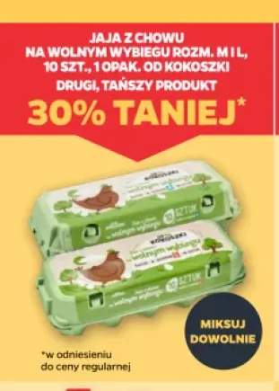 Jaja z chowu na wolnym wybiegu Od Kokoszki rozmiar M +1 wariant