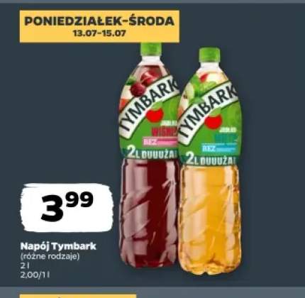 Napój Tymbark jabłko wiśnia +1 wariant
