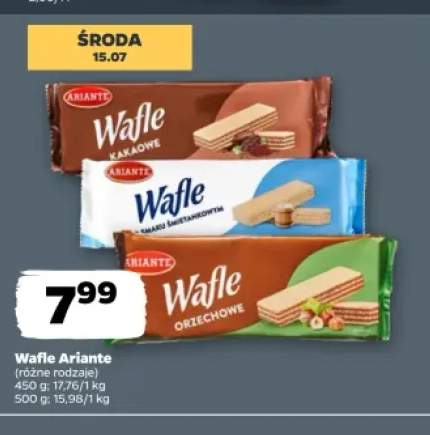 Wafle kakaowe Ariante +2 warianty