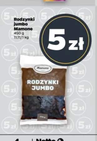 Rodzynki jumbo Mamone