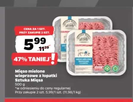 Mięso mielone wieprzowe z łopatki Sztuka Mięsa