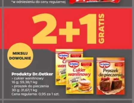 Cukier wanilinowy Dr. Oetker +1 wariant