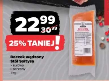 Boczek wędzony Stół Sołtysa