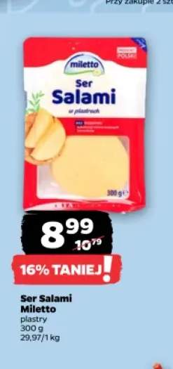 Ser Salami Miletto plastry