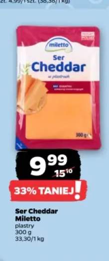 Ser Cheddar Miletto plastry