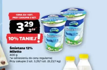 Śmietana 12% Miletto
