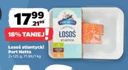 Łosoś atlantycki Port Netto 2-pak 125 g