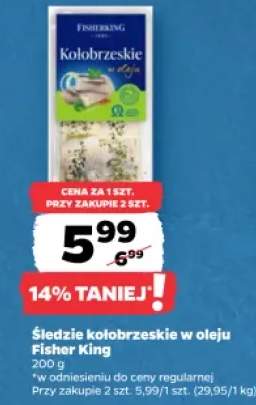 Śledzie kołobrzeskie w oleju Fisher King