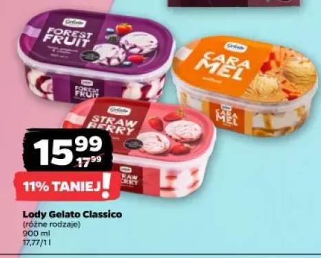 Lody Gelato Classico Forest Fruit +2 warianty