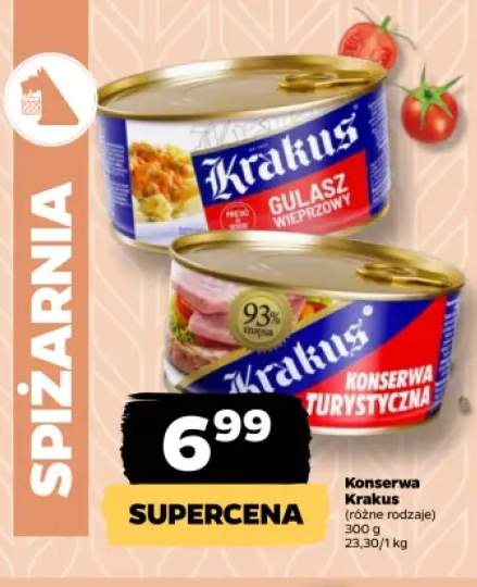 Konserwa turystyczna Krakus +1 wariant