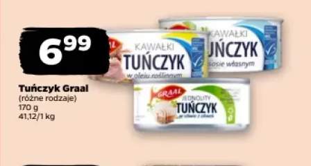 Tuńczyk w oleju roślinnym Graal +2 warianty