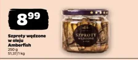 Szproty wędzone w oleju Amberfish