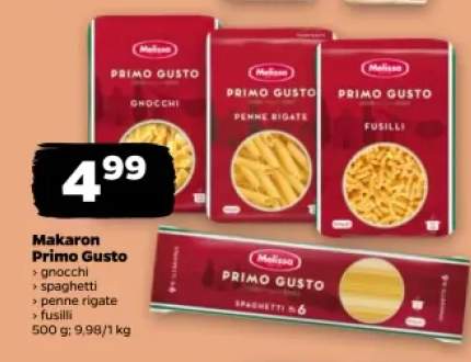 Makaron Primo Gusto gnocchi +3 warianty