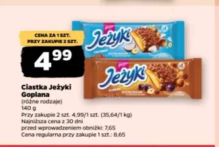 Ciastka Jeżyki Goplana Classic +1 wariant