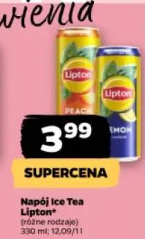 Napój Ice Tea Lipton Peach +1 wariant