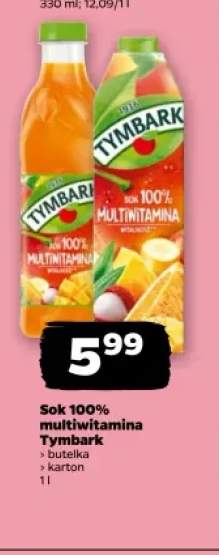 Sok 100% multiwitamina Tymbark
